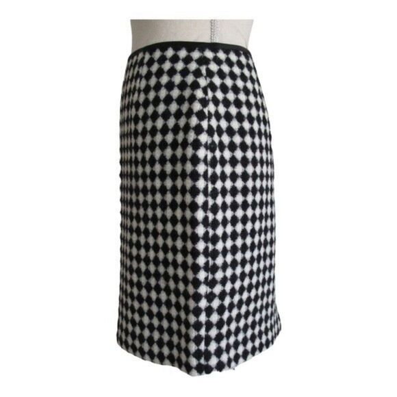 Georgiou Studio Vintage Harlequin Check High Waisted Skirt - Picture 2 of 9
